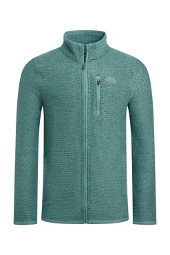 Weird Fish Teal Blue Transom Full Zip Macaroni