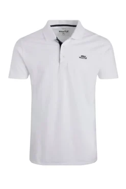 Weird Fish White Miles Pique Polo