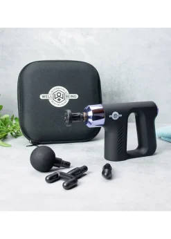 Wellbeing Black  Mini Massage Gun with Carry Case