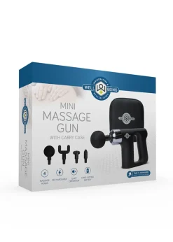 Wellbeing Black  Mini Massage Gun with Carry Case