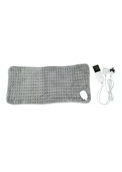 Wellbeing Grey Invigorating & Revitalising Heat Pad UK Plug