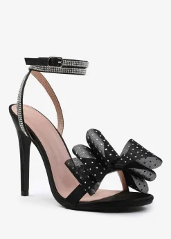 Where's That From Atlanta Black Barely There High Heels