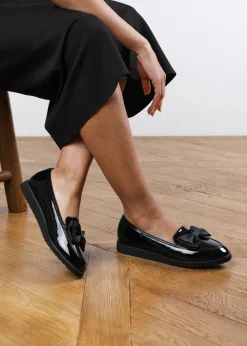 Where's That From Black Patent Amity Slip-On Loafer Slider