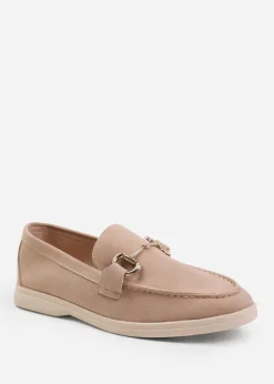 Where's That From Cream Italy Wide Fit Slip On Loafers