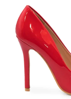 Where's That From Kyra Red Patent High Heel Pumps