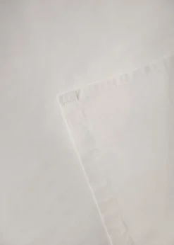 White 100% Cotton Flat Bed Sheet