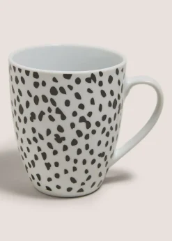 White & Black Spot Mug