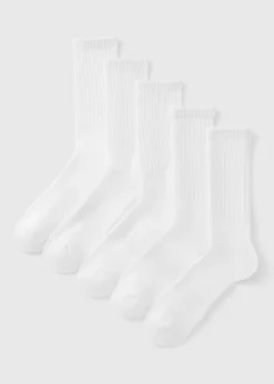 White Athletic Sports Socks