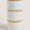 White Ceramic Sugar Canister