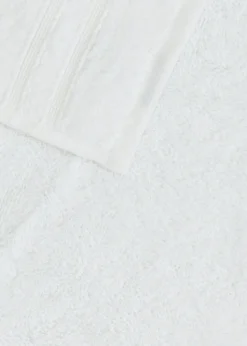 White Chenille Bath Mat (45cm x 75cm)