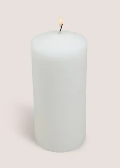 White Church Medium Candle