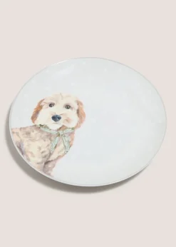 White Cockapoo Bowl