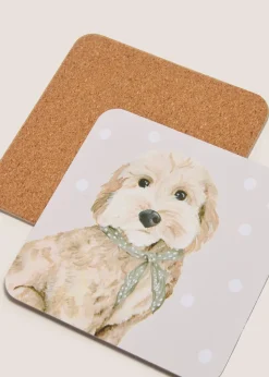 White Cockapoo Side Plate