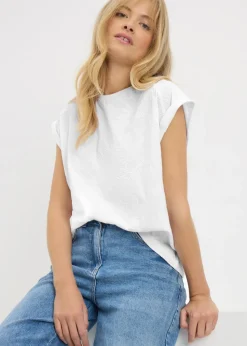 White Cornelli Embroidered T-Shirt