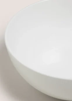 White Coupe Serving Bowl