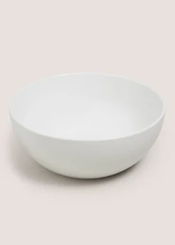 White Coupe Serving Bowl