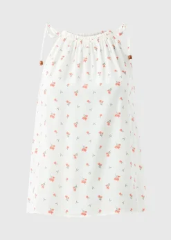 White Ditsy Floral Cami Top