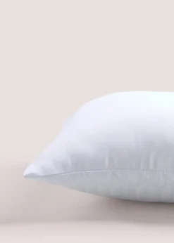 White Geo Print Pinsonic Cushion (40cm x 40cm)