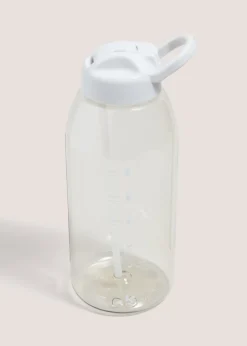 White Gym Water Bottle