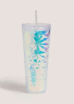 White Iridescent Cup