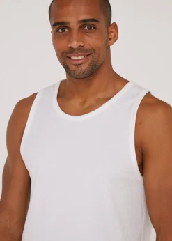 White Jersey Vest