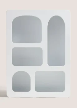 White Multilayer Cove Shelf (40cm x 18cm x 54cm)