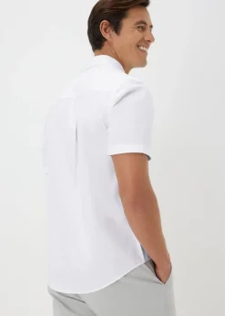 White Oxford Short Sleeve Shirt