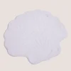White Shell Bath Mat