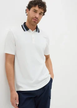 White Tipped Polo Shirt