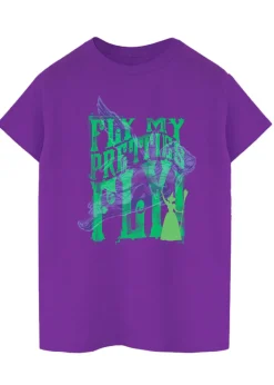 Wizard of Oz Fly Purple Boyfriend Fit T-Shirt