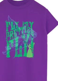 Wizard of Oz Fly Purple Boyfriend Fit T-Shirt