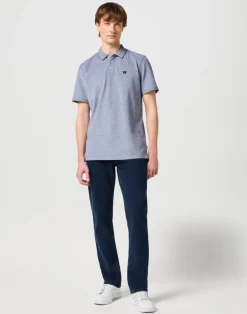 Wrangler Blue Black Straight Fit Jeans