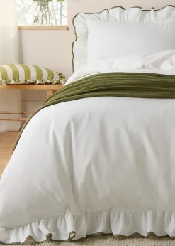 Wylder Blousey Cotton Ruffle Duvet Cover Set
