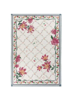 Wylder Nature Red Claudia Floral Printed Indoor/Outdoor Rug