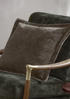 Yard Dune Chenille Brown Cushion (50 x 50 x 8 cm)