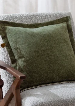 Yard Dune Chenille Green Cushion (50 x 50 x 8 cm)