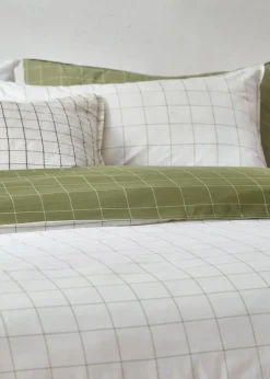 Yard Howarth Check Reversible Duvet Cover Set