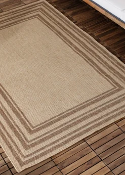 Yard Natural Camber Jute Effect Indoor/Outdoor Rug