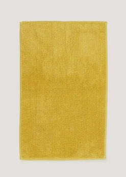 Yellow Chenille Bath Mat