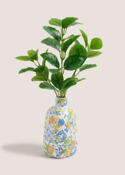 Yellow Pot Lemon Tree