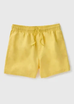Yellow Regular Swim Shorts