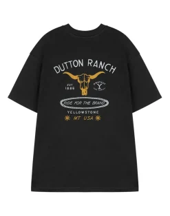 Yellowstone Black Ride For The Brand Short Sleeved T-Shirt