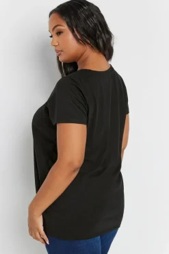 Yours 2 Pack Curve Black Core T Shirts