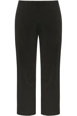 Yours Bestseller Curve Black Pull On Ribbed Bootcut Stretch Trousers