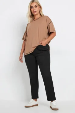 Yours Curve Black Mom Jeans