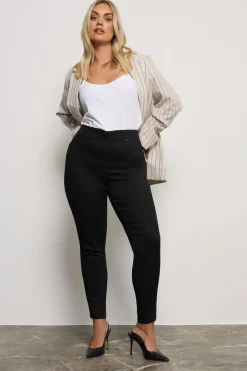 Yours Curve Black Pull On Stretch Jenny Jeggings