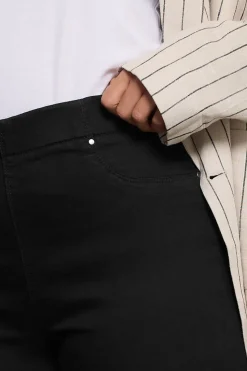 Yours Curve Black Pull On Stretch Jenny Jeggings