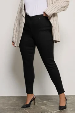 Yours Curve Black Pull On Stretch Jenny Jeggings