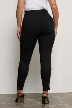 Yours Curve Black Pull On Stretch Jenny Jeggings