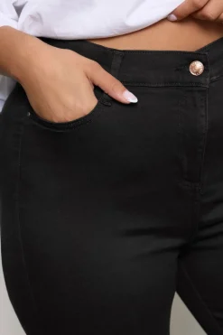 Yours Curve Black Stretch Skinny Ava Jeans